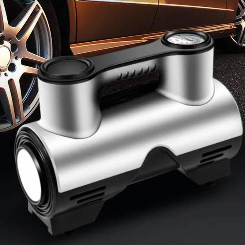 Car Air Pump Car Portable Metal Cylinder Tire Preset Tire Pressure Universal Air Pump Air Pump Fast and High Power with Digital Display Screen
