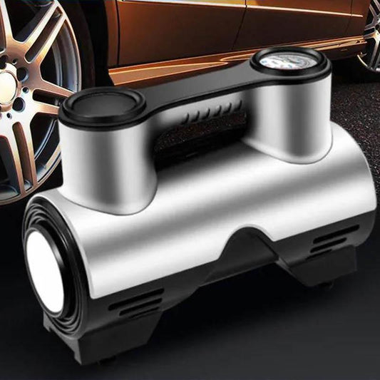 Car Air Pump Car Portable Metal Cylinder Tire Preset Tire Pressure Universal Air Pump Air Pump Fast and High Power with Digital Display Screen