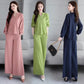 Wide-leg Pants Suit Women's 2021 Spring and Autumn Women's Women's Thin Two-piece Suit