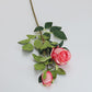 Artificial Rose Plastic Artificial Flower Home Living Room Retro Bouquet Set Bulgarian Rose Flower Arrangement Decoration