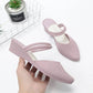 Two Wear Sandals and Slippers Women's Summer Fashion All-match Non-slip Thick Bottom Beach Pointed Shoes
