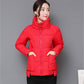 Women's Short Warm Down Jacket Winter Loose Jacket Down Jacket Casual Stand Collar Padded Jacket