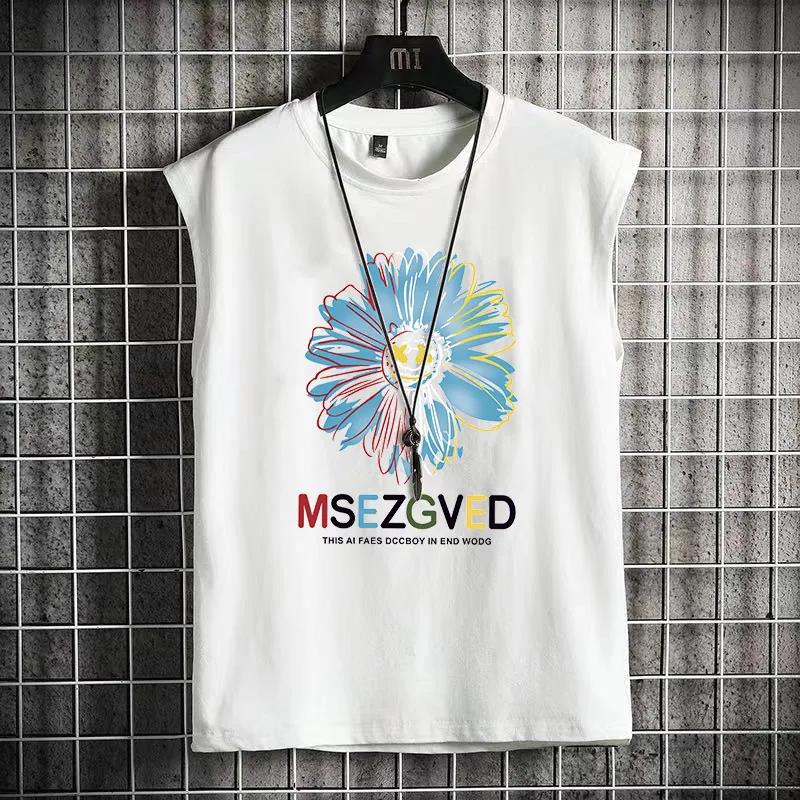 Summer Outer Wear Thin Vest Loose Vest All-match Sleeveless Sleeveless T-shirt