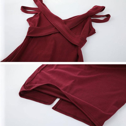 Spring and Summer Strapless Dress Elegant Party Off-shoulder Strap Dress Slim Midi Bag Hip Dress