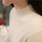 Pofulove Half Turtleneck Bottoming Shirt Sweaters Women Autumn Winter Black Pullover Slim Shirt