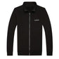 Spring Men's Stand Collar Jacket Casual Basic Coat Youth Clothing Solid Color Tops Warm Zipper Sweatershirt