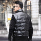 Fashion Trend Short Stand Collar Men's Down Jacket Outdoor Thick White Duck Down Warm Jacket