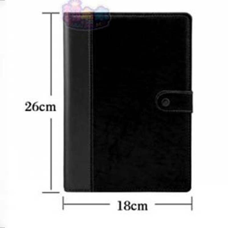 Business Notebook Stationery A5 Leather Creative Buckle Notepad Retro Thick Notebook