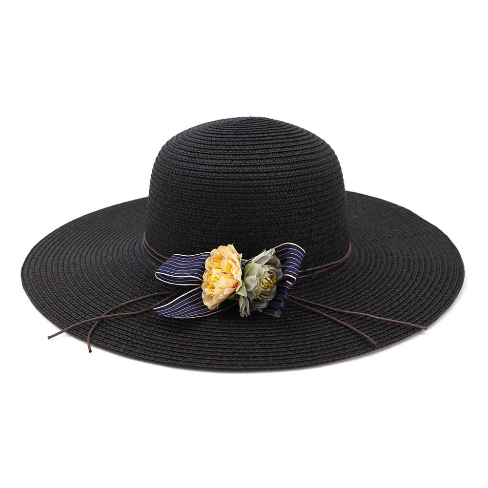 Straw Hat Cowboy Cap Wide Brim Women Summer Sun Hats Men Panama Beach Cap