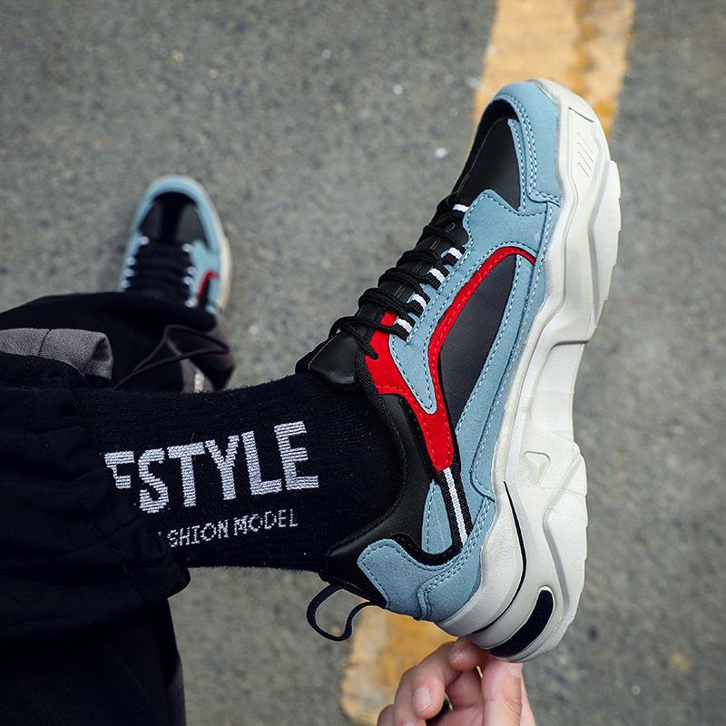 Size 39-44 Men Breathable Leather Sneakers Comfortable Basketball Shoes Women Non-slip Running Shoes Outdoor Travel Shoes