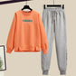 Suit Early Spring Sports Sweater Suit Women's Solid Color Style Western Style Age-reducing Sweatpants Two-piece Set Women