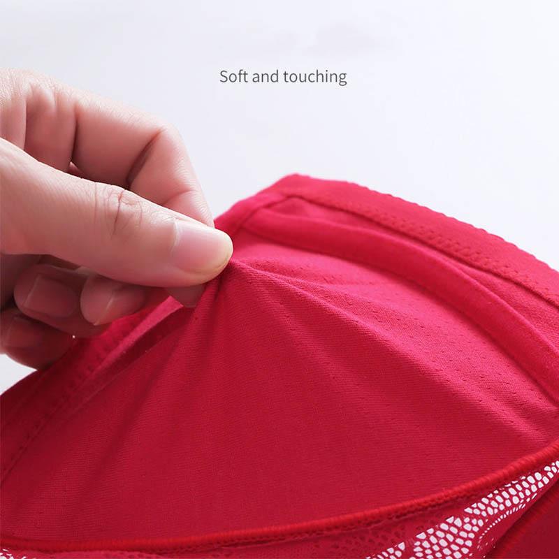Large-size Thin Section Anti-sagging Side-receiving Side-receiving Beautiful Back Anti-glare Non-magnetic No-steel Gathered Women's Bra