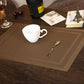 16pcs Washable Table Mats Non-slip Heat-insulation PVC Placemat for Dining Table Kitchen Accessories