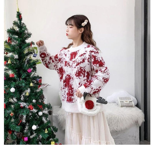 Winter Warm New Women Sweaters Section Net Red Women's Christmas Sweaters Hooded Pullovers Wind Winter Christmas Coats