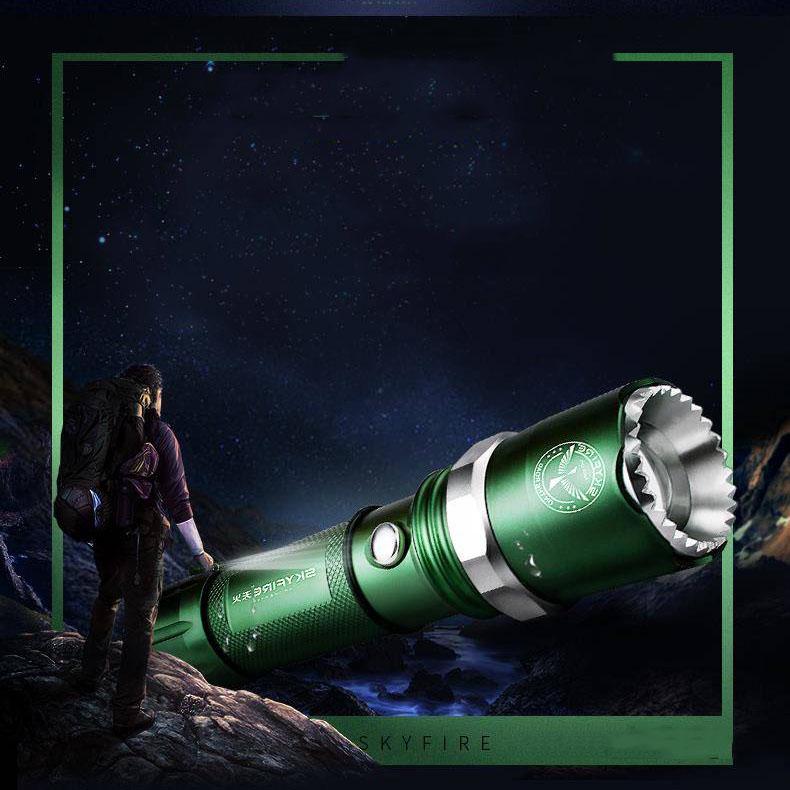 Powerful Led Flashlight Zoom Torch 18650/26650 Rechargable Battery Brighter Than Outdoor Light