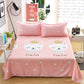 Sheets Pillowcases Bedding Three-piece Cotton Cloth Washable Soft Breathable Simple and Cute Patterns Universal In All Seasons