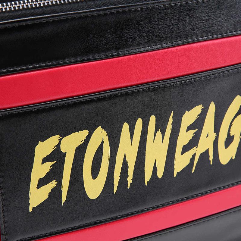 Business Briefcase Men Black Red PU Leather Joker Zipper Waterproof Handbag Shoulder Crossbody Bags