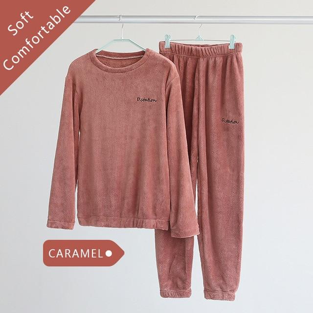 Women's Pajama Tops Warm Flannel Pajamas Sleepwear Home Wear Thick Winter Velvet Female Plush Pajamas Sweatshirt Hoodies