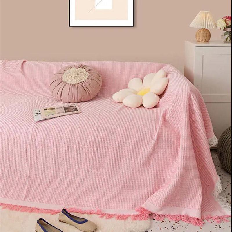 Nordic Style Sofa Towel Cushion Universal Sofa Cover Cotton Blanket Full Cover Non-slip Sofa Cover Cloth