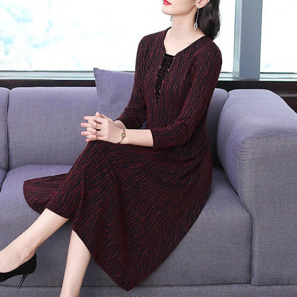 Bright Silk Diamond Sexy Sheath Party Dress Women Long Sleeve Mini Short Dress Elegant