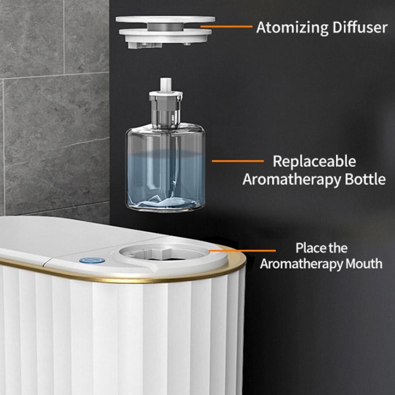 Toilet Intelligent Sensor Trash Can with Aromatherapy Automatic Household Toilet Paper Bucket Narrow Gap Light Luxury Electric