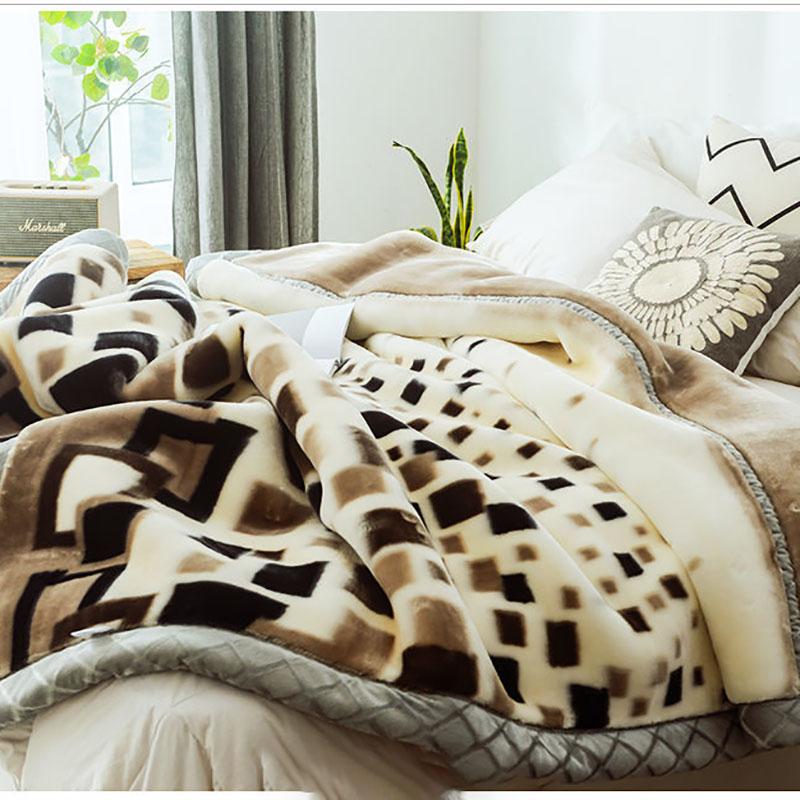 Warm Winter Double Blanket Bedding Thickened Sofa Chair Blanket