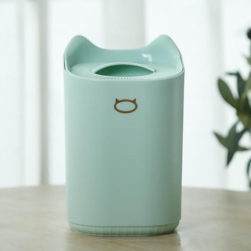 2300ml Double Nozzle Air Humidifier Night Light 24h USB Sprayer Silent Aroma Diffuser for Home Office