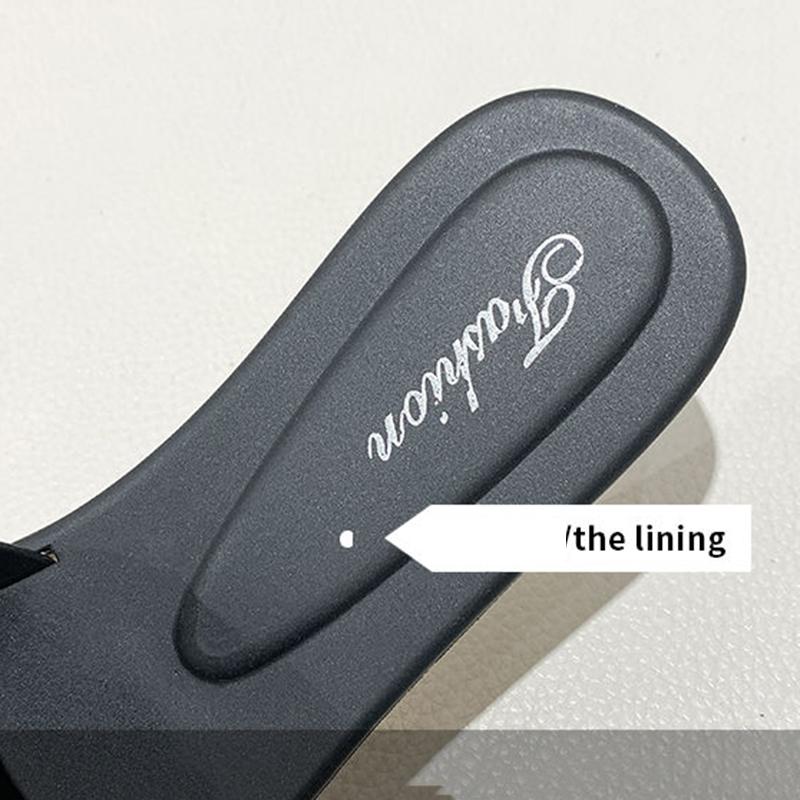 Color Slippers Women's Outer Wear Beach Shoes Non-slip Flat Slippers Women's Soft and Comfortable Simple Slippers