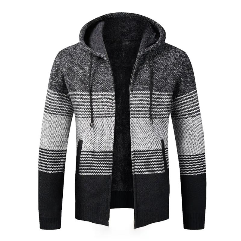 Autumn Jacket Men's Sweater Men's Trend Sweatshirts Casual Youth Loose Large Size Stand-up Collar