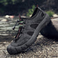 Plus Size 38-46 Men Outdoor Water Sneaker Non Slip Hiking Climbing Aqua Shoes Beach Barefoot Upstream Shoes Leather Seaside Shoes
