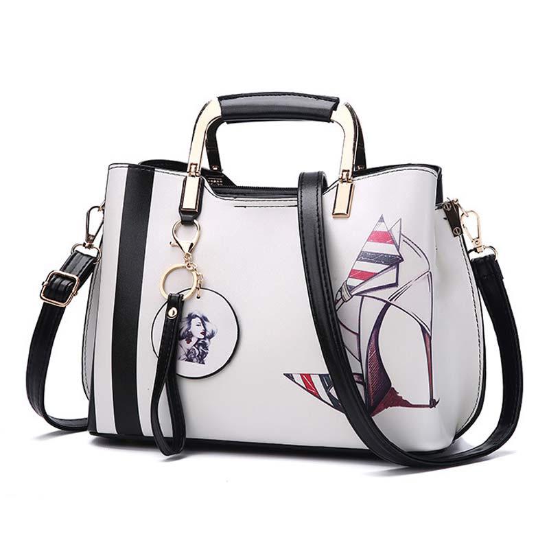 Women's Bag Fashion Handbag Female Wild Shoulder Bag Sexy Print Messenger Bag Handbag