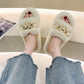 Women Winter Slippers Furry Fashion Luxury Designer 2021 New Indoor Casual Fur Cotton Slide Shoes Ladies Platform Slipper Plus Size 41