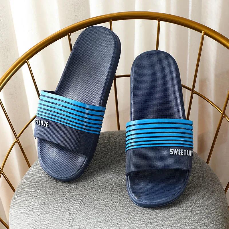 Summer Men's and Women's  Slippers Soft-soled Outwear Couples Non-slip Indoor Slippers