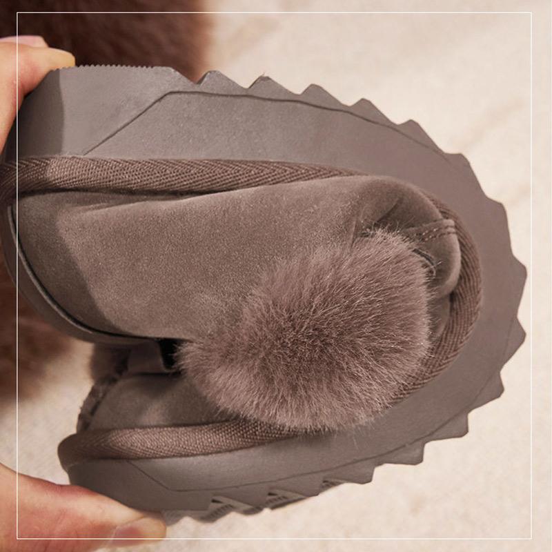 Snow Boots Women's Thick Fashion Winter Plus Cotton Shoes Women's Outer Wear Non-slip Warm Shoes