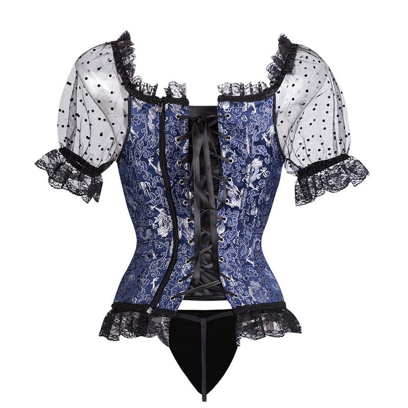 Embroidered Lace Jumpsuit Solid Color Stitching Sexy Body Jumpsuit Romantic Women'S Underwear