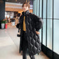 Women's Mid-length Padded Winter Coat Loose Thick Padded Jacket Down Padded Jacket