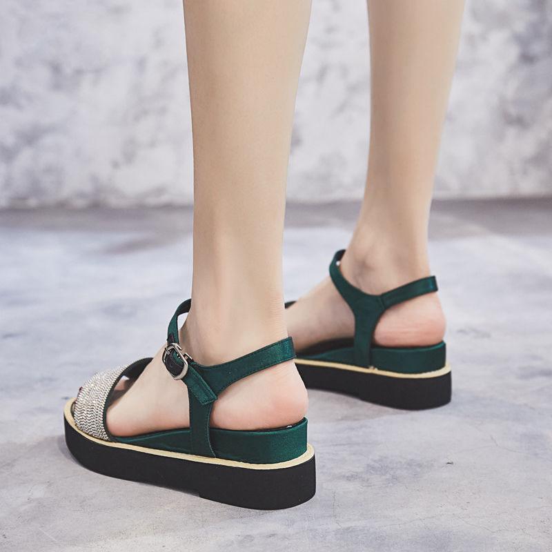 Plus Size 35-40 Fashion Women Shoes Beach Casual Sandals Flip Flop Sandals Office Lady Increased Shoes