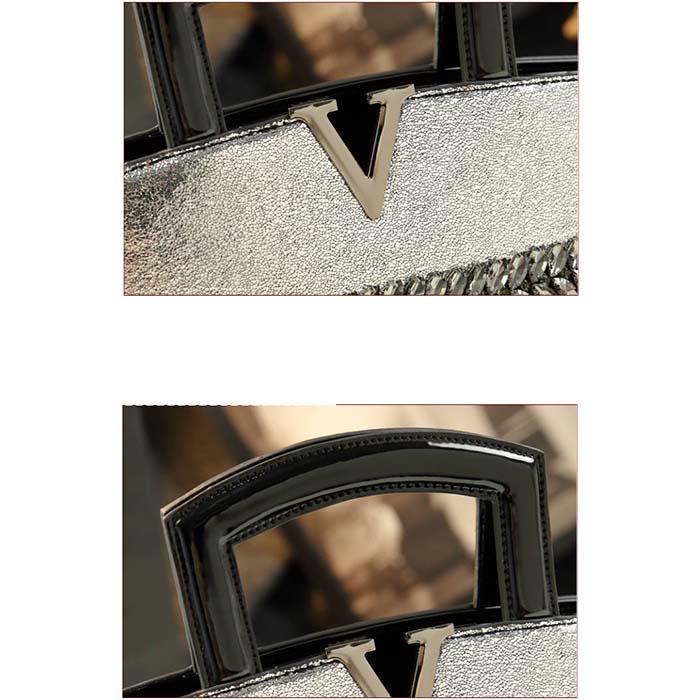 Patent Leather Women Handbags Totes Shoulder Bags Messenger Bag Flower Handle Bags Designer Handbags