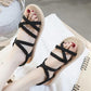 Summer Roman Sandals Students Wear Slippers Outside Women's Summer Fashion Strappy Slippers