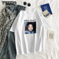 WTEMPO Printing Female T-shirt Round Collar Half Sleeve Loose Casual  Fashion  Summer Women Top