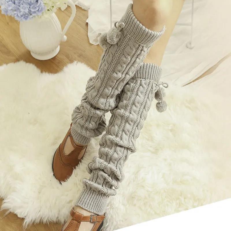 Delicious High-chanvet Pile of Pile of Stockings, Women's Protective Knee Thick Warm Winter Essential Old Cold Legs