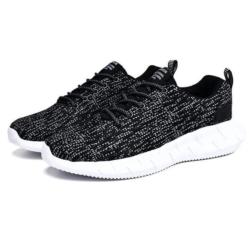 Men's Sports Shoes Running Shoes Mesh Breathable Fitness Shoes Korean Version Large Size Lightweight Outsole Non-slip Casual Shoes Men