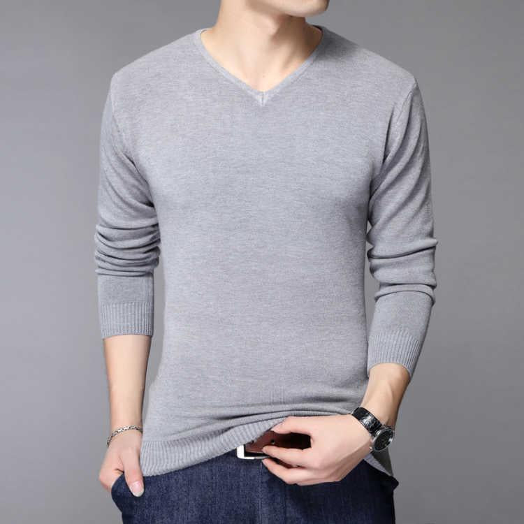 Men Sweaters 2019 Autumn Winter Casual Slim Fit Knitted Mens Pullovers Men Brand Clothing Knitwear