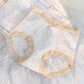 5Pcs/Set Women's Spring Summer High Waist Lace Underpants Ladies Large Size Cotton Crotch Solid Color Seamless Briefs