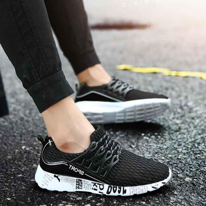 Size39-44 Summer Men Sneakers Sandals Mesh Breathable Basketball Shockproof Lightweight Running Shoes Comfortable Deodorant Sport Shoes