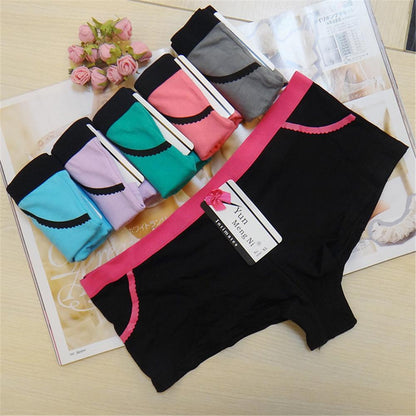 Sexy Women Casual Comfortable culotte Safety Panties Sexy Lingerie Underwear Boyshort (6 pcs)