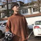 Winter Half Turtleneck Sweater Men's Trend Knit Sweater Couple Bottoming Shirt Student Jacket