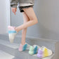 Gradient Color Small White Shoes Women's Thick-soled Height-increasing Shoes All-match Board Shoes Net Red Casual Trendy Shoes