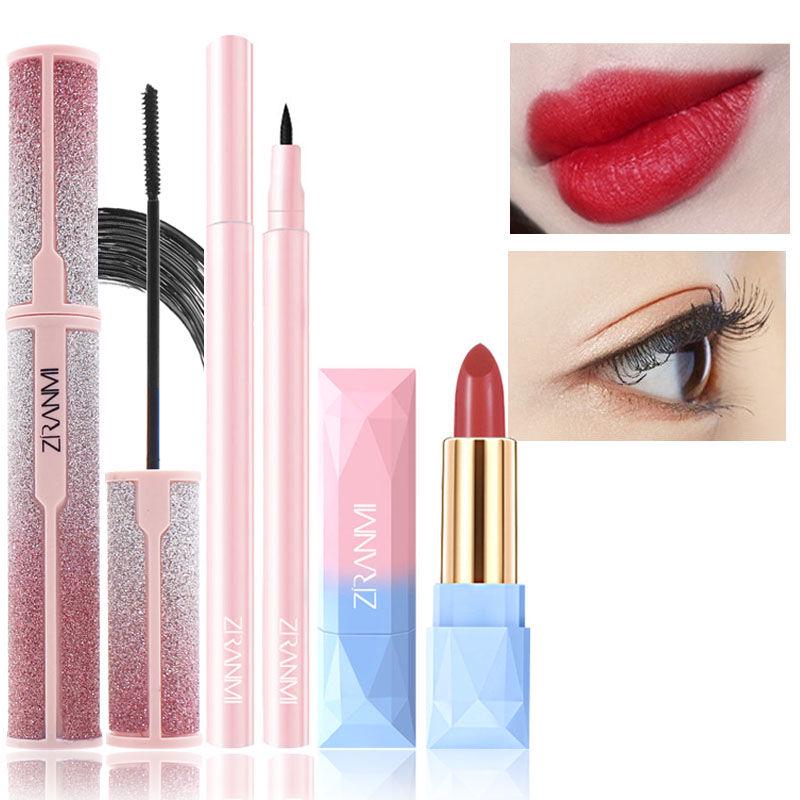 Mascara Mascara Waterproof Elasticity Thick Non-marking Curly Long Lasting Set Not Easy to Discolor