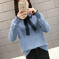Autumn and Winter Loose Sweater Long-sleeved Knitted Bottoming Shirt Korean Casual Young Women's Top